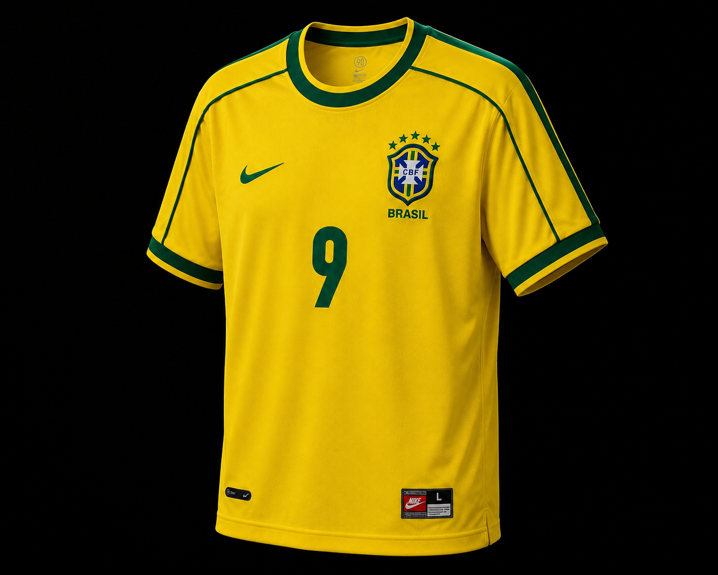 Brazil 1998 Home Retro Shirt